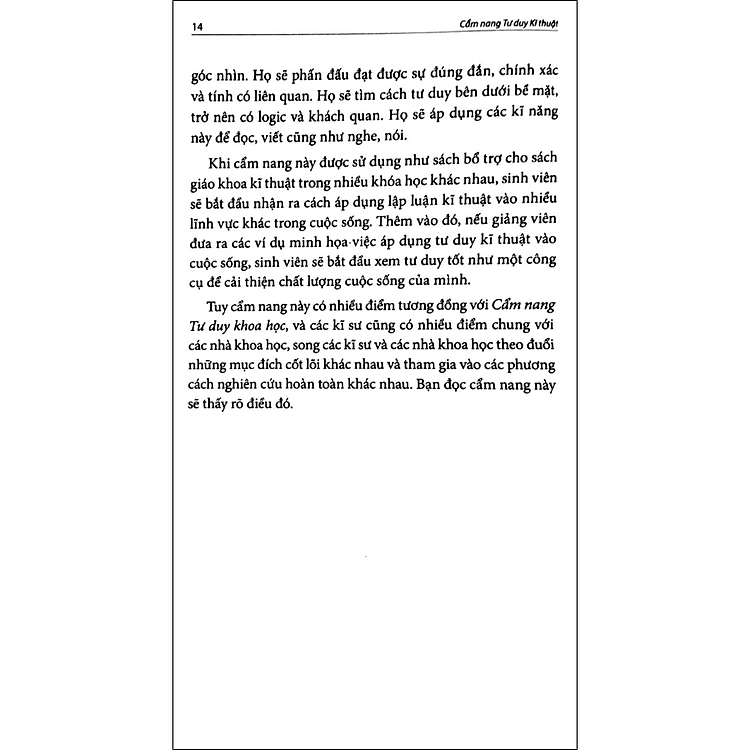 Cẩm Nang Tư Duy Kĩ Thuật - Ảnh 3