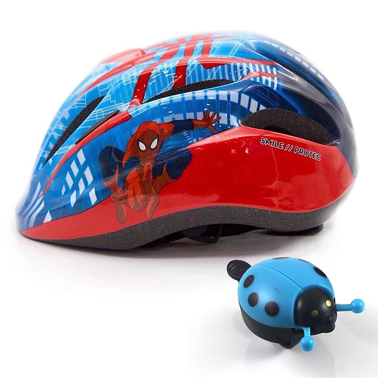 Mũ Bảo Hiểm Xe Đạp Trẻ Em Protec SMILE 024, Tiêu Chuẩn Châu Âu, An Toàn, Siêu Nhẹ Đáng Yêu - Hàng Chính Hãng