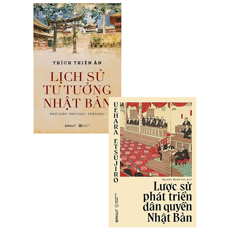 Combo Lịch Sử Tư Tưởng Nhật Bản + Lược Sử Phát Triển Dân Quyền Nhật Bản (Bộ 2 Cuốn)_AL