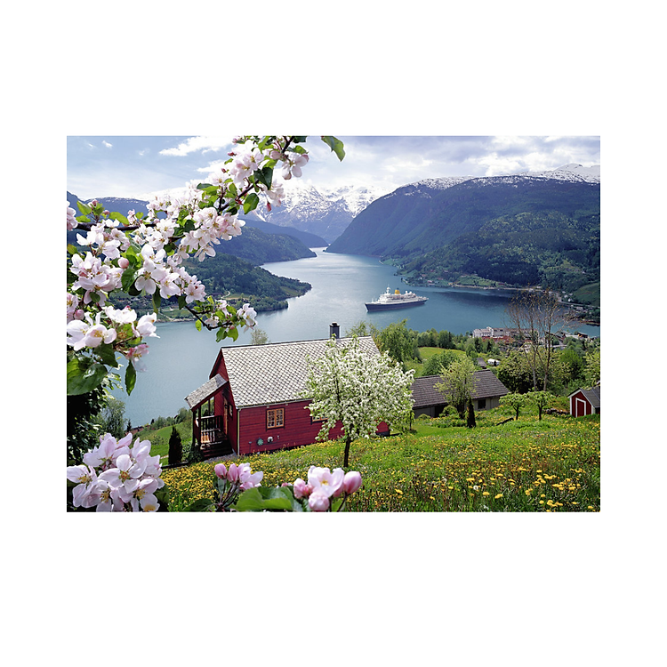 Puzzle Landscape 500 mảnh RAVENSBURGER Chính hãng Giá tốt - Hình ảnh 2