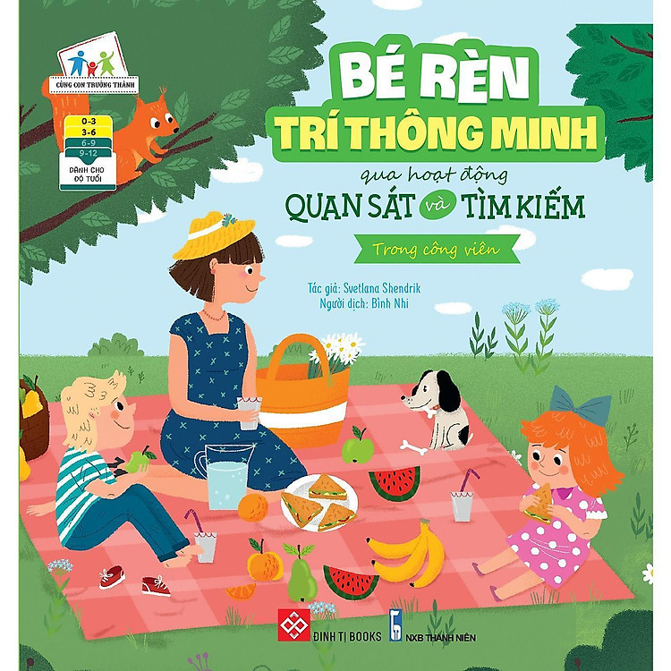 Sách - Bé Rèn Trí Thông Minh Qua Hoạt Động Quan Sát Tìm Kiếm - Đinh Tị Books