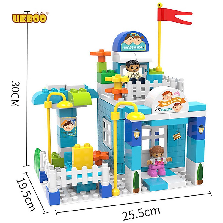 Tìm mua tại Avakids: Bộ Xếp Hình UKBOO 93 Chi Tiết - Ngập tràn khuyến mãi