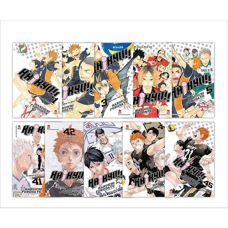 Truyện - Haikyu - Chàng Khổng Lồ Tí Hon - Chọn Lẻ 45 Tập - Haruichi Furudate - NXB Kim Đồng