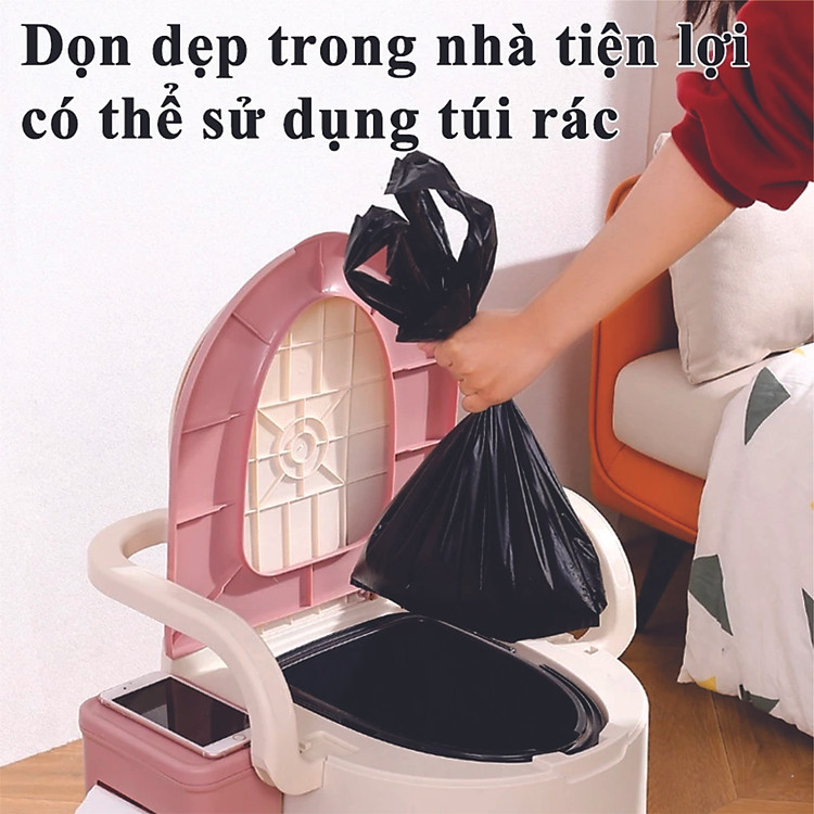 Bồn Cầu Di Động Đa Năng Có Tay Vịn Chính hãng Giá tốt - Hình ảnh 4