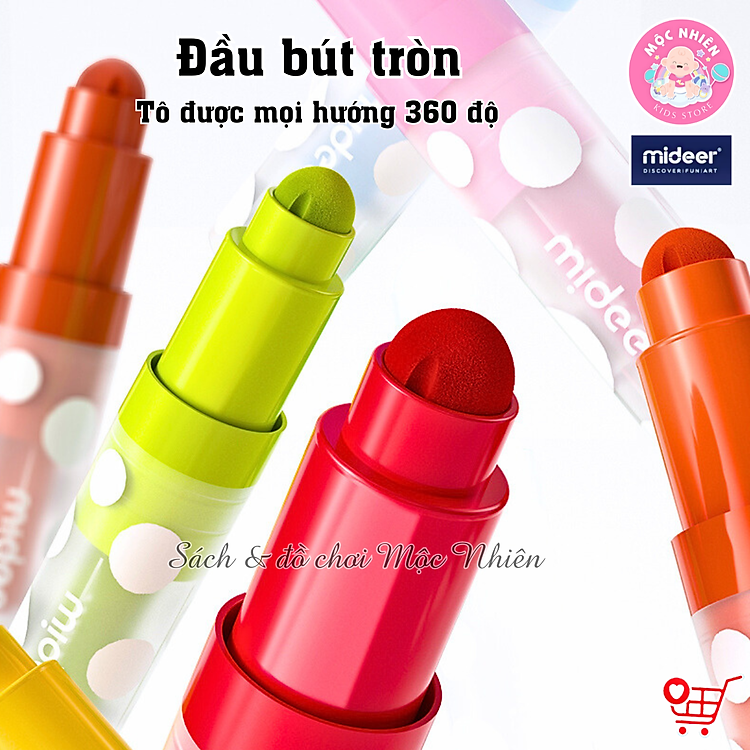 Bút Lông Màu Nước Round-tip Washable Marker (24 màu) - Ảnh 4