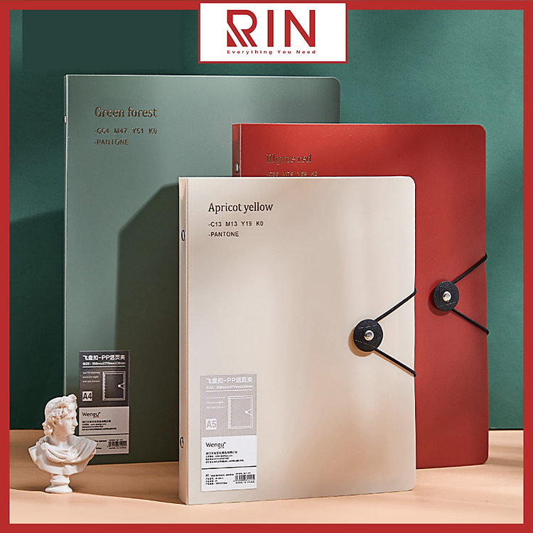 Bìa Sổ Tay Nhựa Retro Colors (Size B5, 26 lỗ) - Ảnh 2