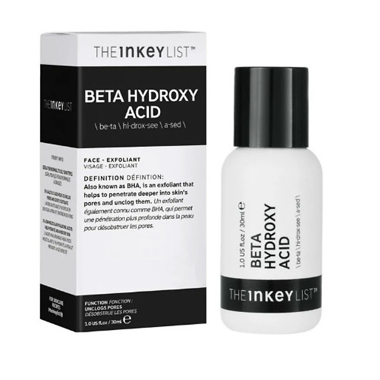 Tinh chất tẩy da chết The INKEY List BHA Beta Hydroxy Acid Exfoliant 30ml