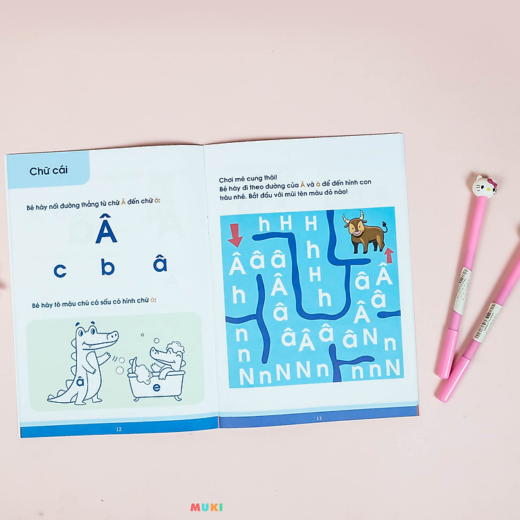 Phát Triển Kỹ Năng: Vở Nhận Biết Và Tập Viết ABC Qua Các Trò Chơi Trí Tuệ (3+) - Ảnh 6