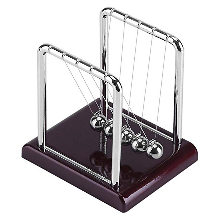 Gravity Balance Balls Newtons Cradle Elegant Metal ABS Educational Office