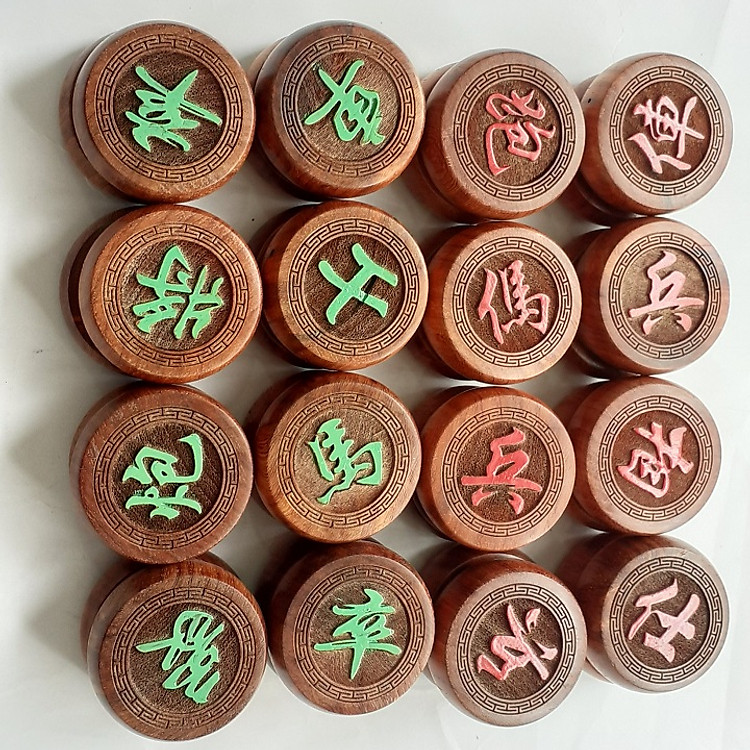 Bộ cờ tướng gỗ khắc lazer Chính hãng Giá rẻ