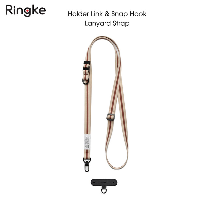 Dây đeo cho điện thoại RINGKE Holder Link & Snap Hook Lanyard Strap - Hàng Chính Hãng