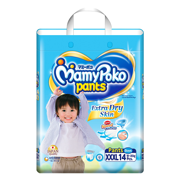 Tã Quần Bé Trai Gói Lớn MamyPoko XXXL14 (14 Miếng)