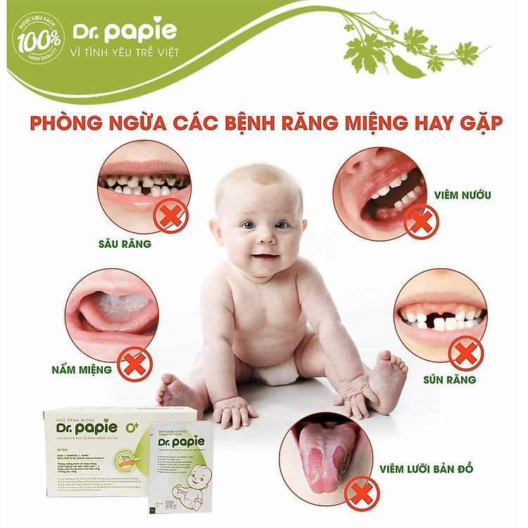 Gạc Rơ Lưỡi Dr Papie cho Bé Chính hãng Giá rẻ - Hình ảnh 5