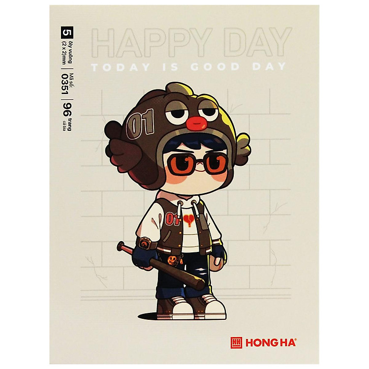 Tập Class Happy Day - 5 Ô Ly Vuông (96 trang, 58gsm) - Ảnh 3