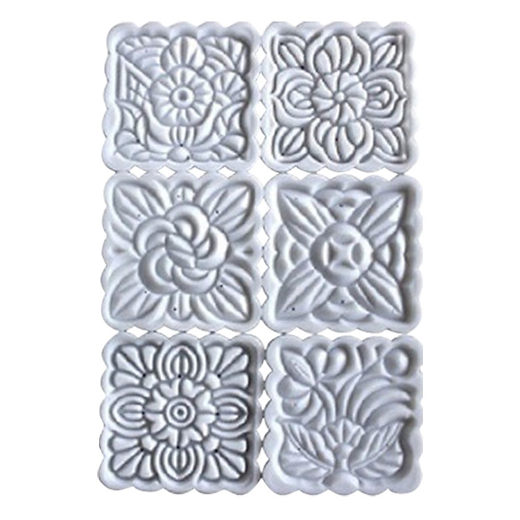 Khuôn Trung Thu Lò Xo 6 Mặt Vuông (200g)