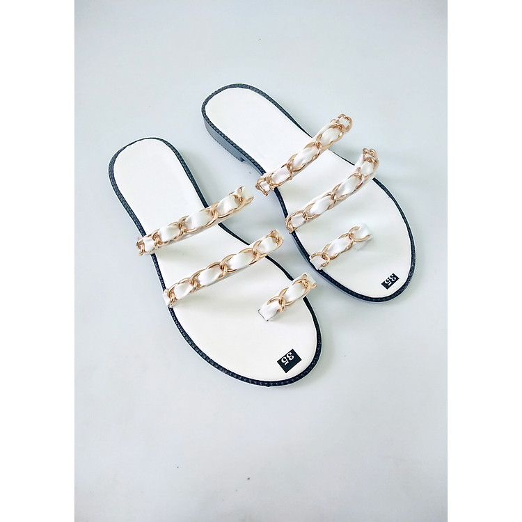 Dép xỏ ngón quai xích thời trang