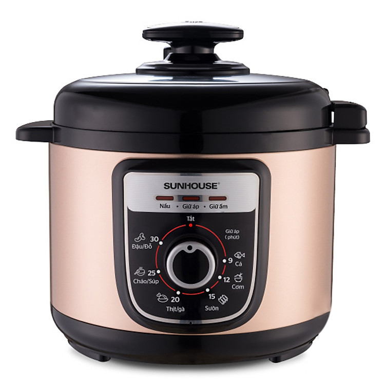 Nồi Áp Suất Điện Đa Năng Sunhouse Shd1653 (5.0 Lít) - Hàng Chính Hãng