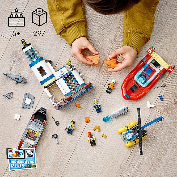 Đồ Chơi LEGO Trạm Cảnh Sát & Cứu Hỏa Chính hãng Giá tốt - Hình ảnh 5