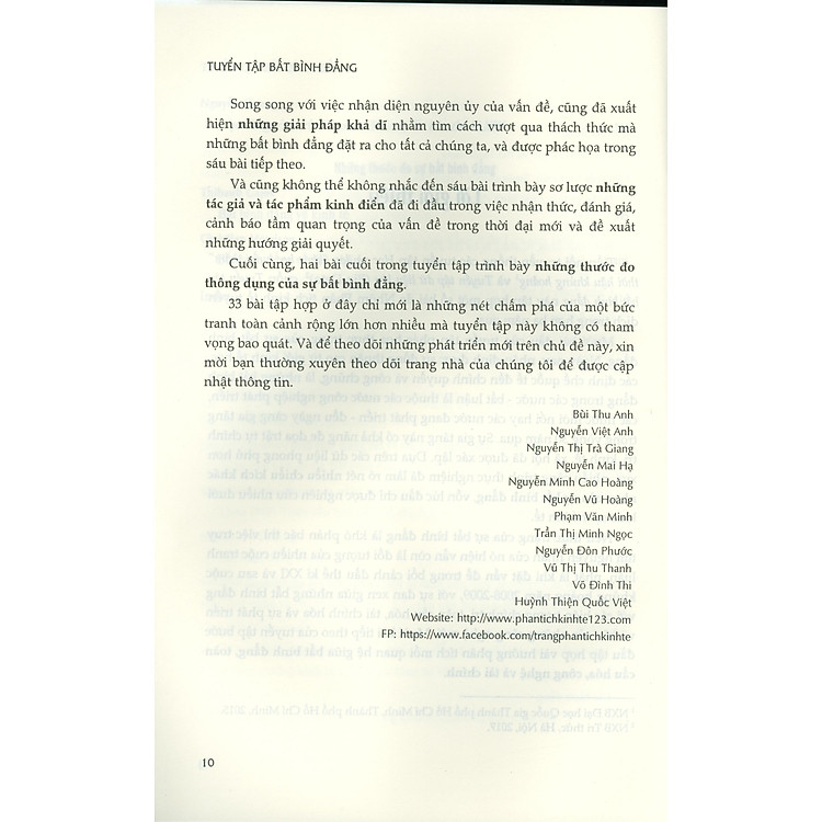 Tuyển Tập Bất Bình Đẳng - Ảnh 3