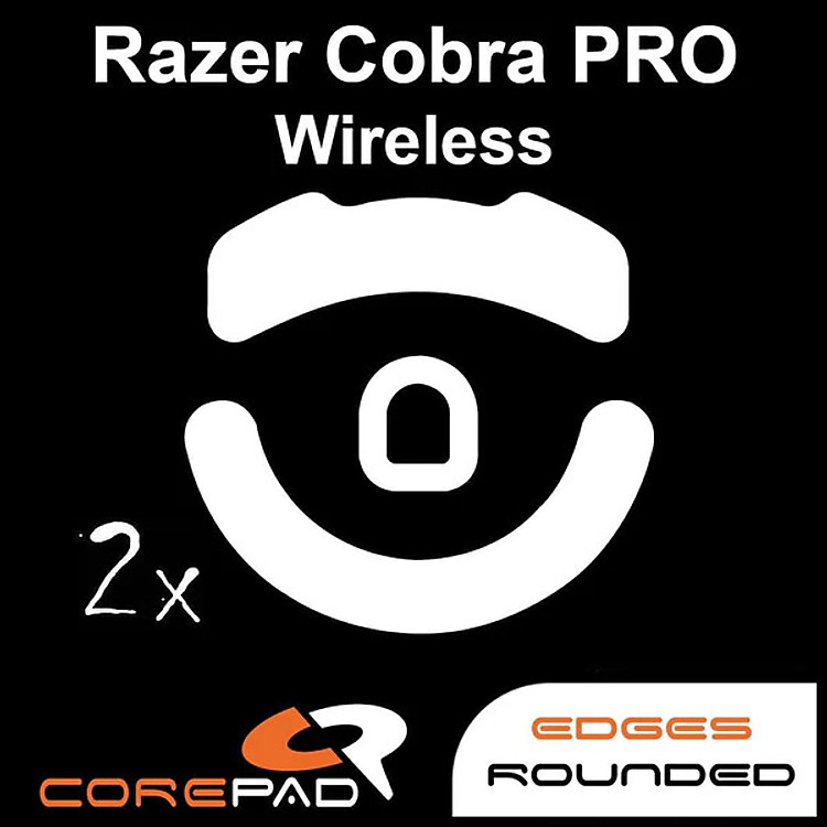 2 Bộ Feet chuột PTFE Corepad Skatez PRO Razer Cobra Wireless - Hàng Chính Hãng