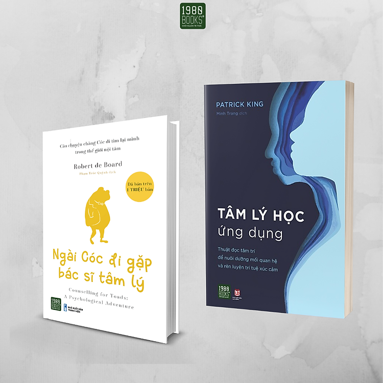 Combo 2 cuốn Ngài Cóc đi gặp bác sĩ tâm lý + Tâm lý học ứng dụng