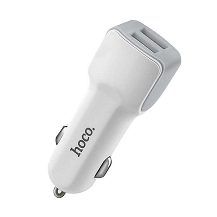 Sạc Xe Hơi 2 Cổng USB Hoco Z23 - Hàng Chính Hãng