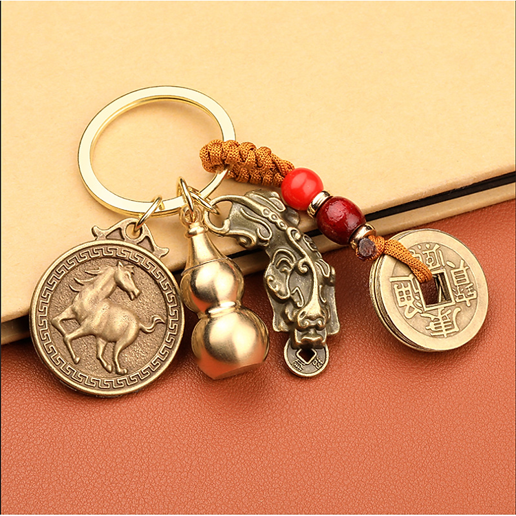 Set Dây Treo Trường Trang Trí Tết Nguyên Đán Phúc Lộc Thọ, Khánh Quạt Đỏ Cá Chép Decor Nhà Cửa