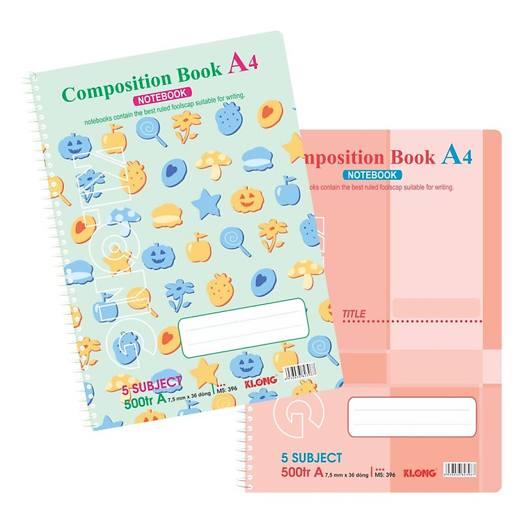 Sổ Lò Xo KLONG A4 (500 trang)