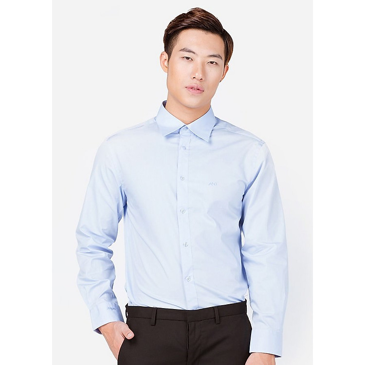 Áo sơ mi dài tay công sở nam dáng Slim ALGS039