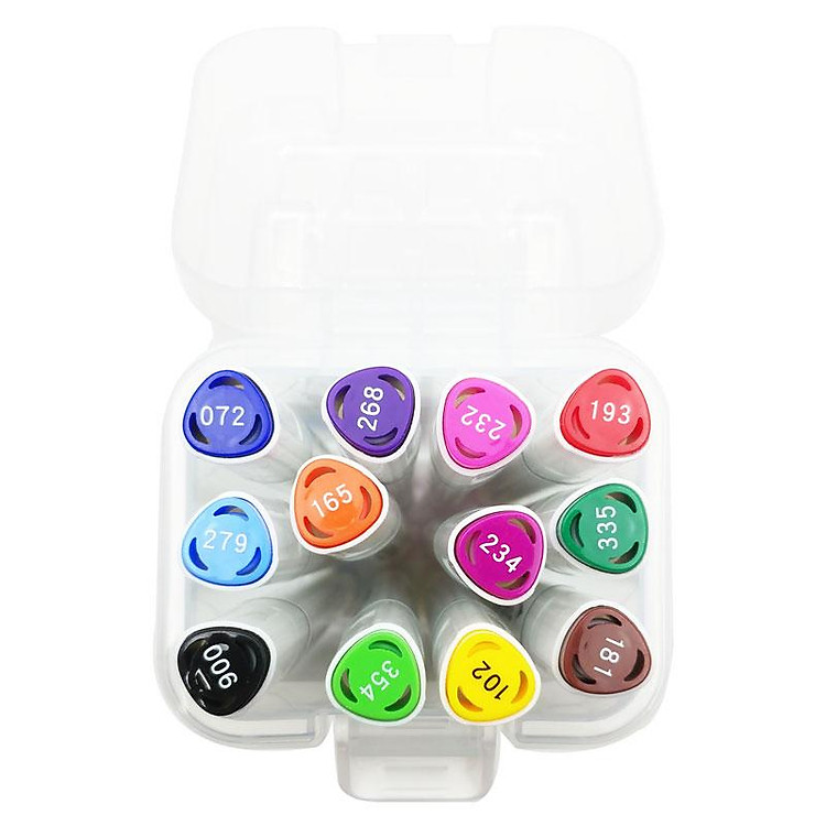 Bút Lông Màu Mỹ Thuật Colokit AM-C002 (12 chiếc) - Ảnh 4