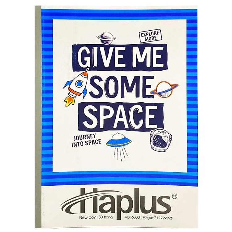 Vở Haplus NewDay Kẻ Ngang (80 trang)