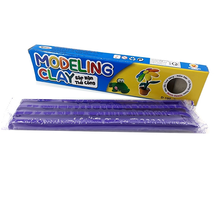 Đất Nặn Thủ Công WinQ D-100 - Màu Tím
