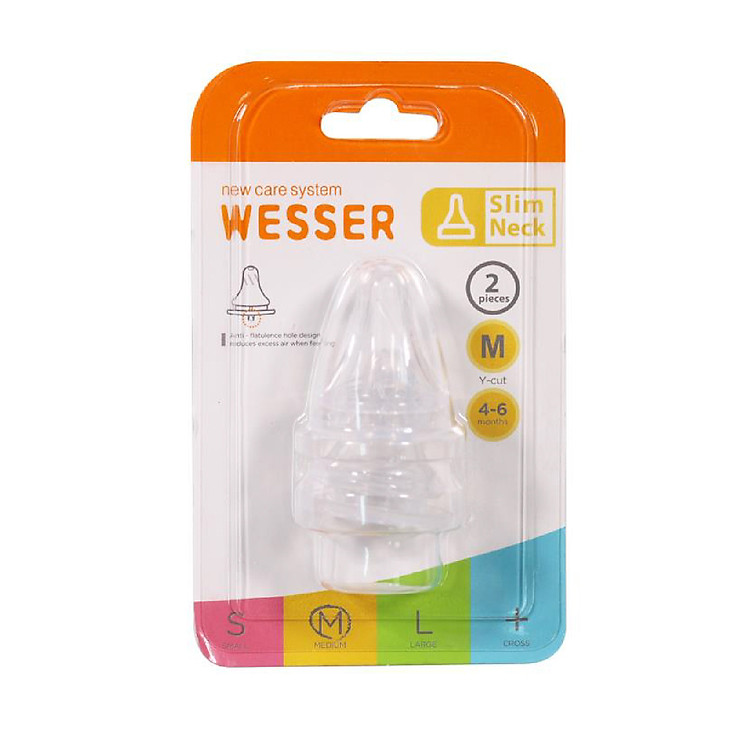 Mua Núm vú Wesser cổ hẹp size M Tiết kiệm - Hình ảnh 2