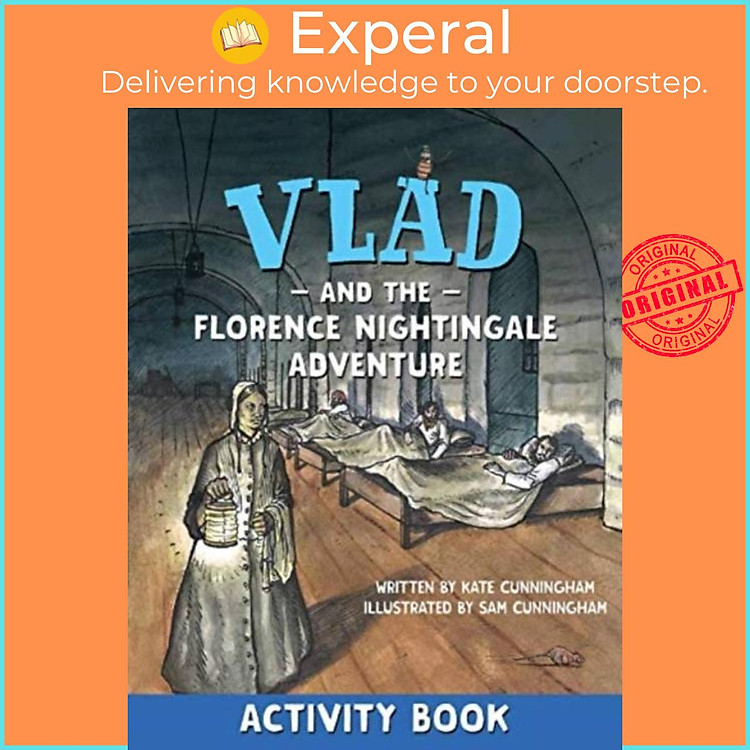Sách - Vlad and the Florence Nightingale Adventure Activity Book by Kate Cunningham (UK edition, paperback)