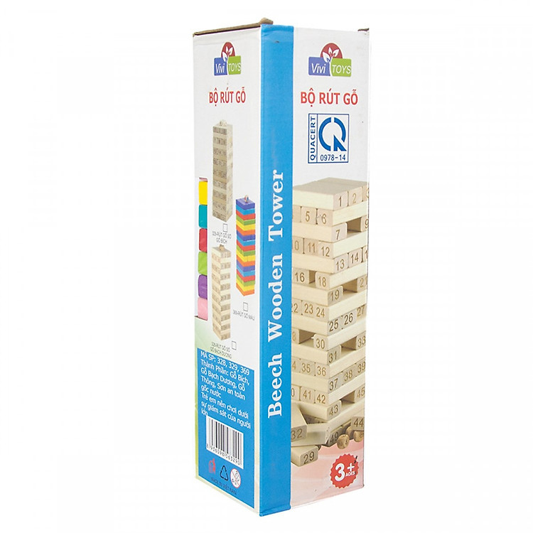 Trò Chơi Boardgame Rút Gỗ Số loại to 27cm