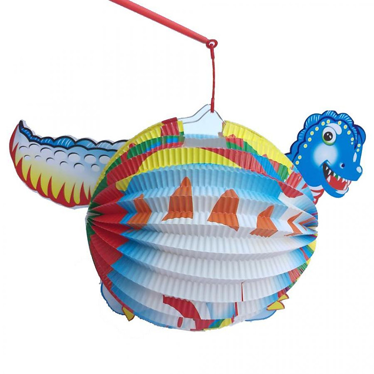 Đèn lồng trung thu bằng giấy cỡ trung - Hình khủng long