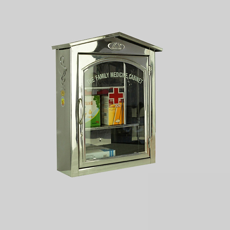 Tủ Thuốc Gia Đình Thái Sơn chất liệu Inox ( HÀNG CHÍNH HÃNG - ĐỔI TRẢ MIỄN PHÍ )