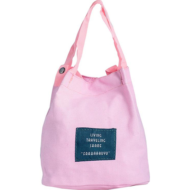 Túi Vải Tote Living Nhỏ Hồng XinhStore