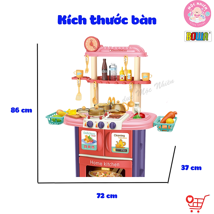 Mua Đồ Chơi Nhập Vai Đầu Bếp BOWA Chính hãng Giá rẻ - Hình ảnh 4