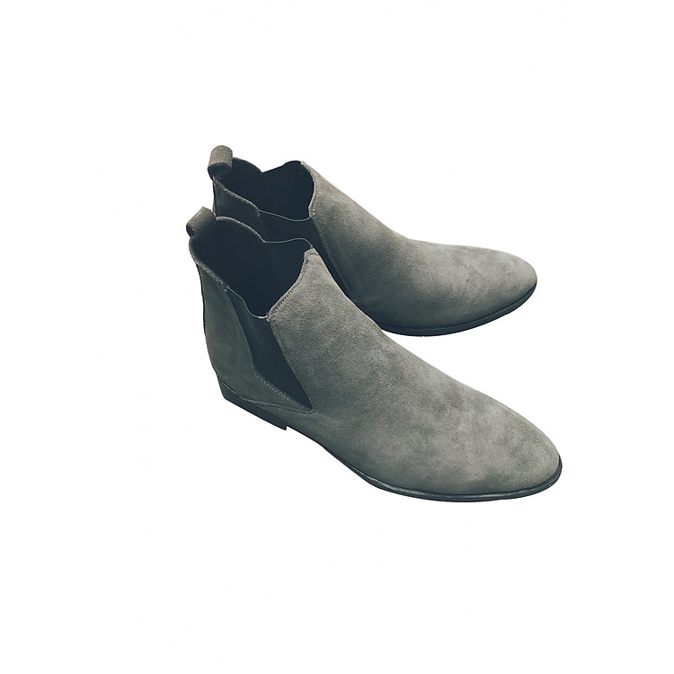 Giày bốt nam chelsea boot da bò lộn 2H - 47