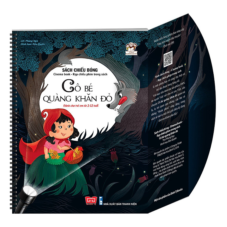 Tương Tác – Sách Chiếu Bóng – Cinema Book – Rạp Chiếu Phim Trong Sách – Cô Bé Quàng Khăn Đỏ