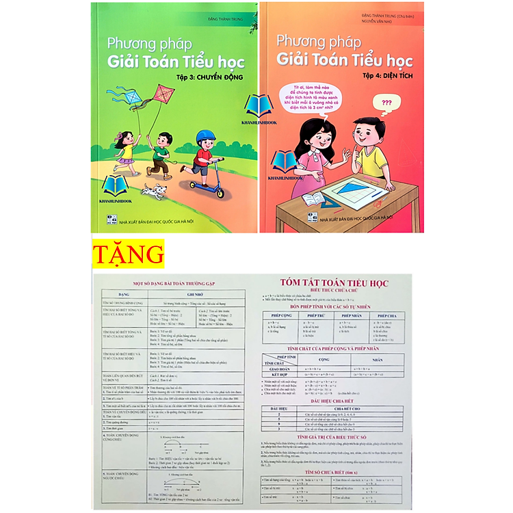 Combo Phương Pháp Giải Toán Tiểu Học – Tập 3 + 4