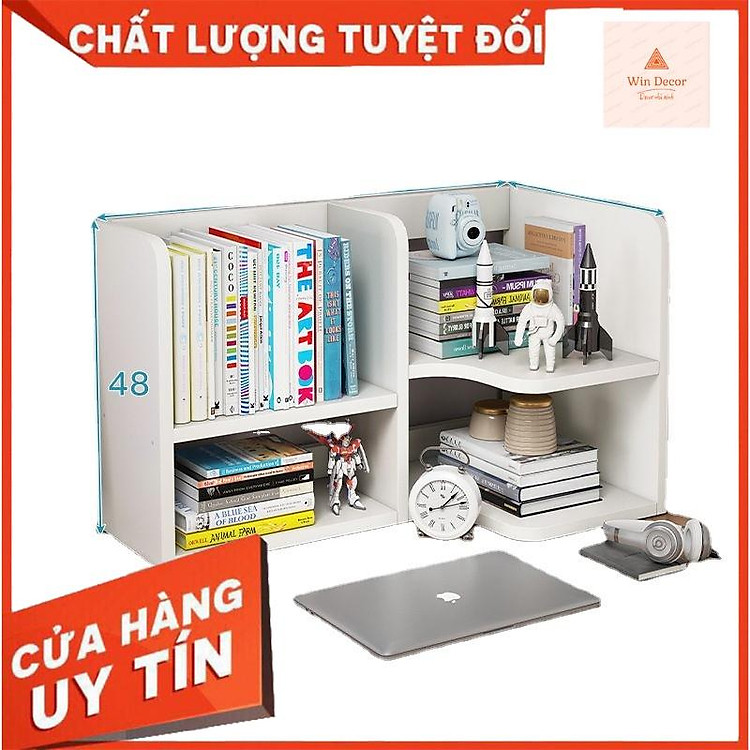 Giá sách để bàn, tài liệu văn phòng, kệ đựng hồ sơ, sách vở, vật liệu gỗ nhựa cao cấp,chống ẩm mốc cong vênh