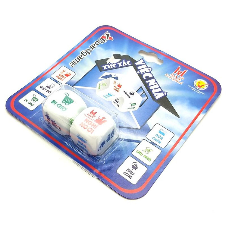 Bộ 2 Xúc Xắc Việc Nhà LHT Chính hãng Ưu đãi - Hình ảnh 3