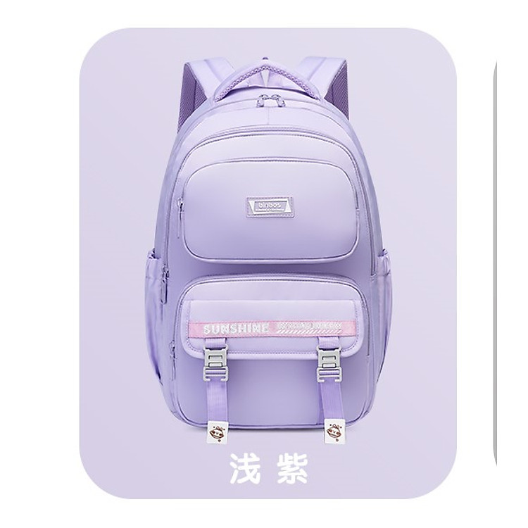 Balo học sinh BINBES B-3530 chống thấm nước (màu đen) - Ảnh 5