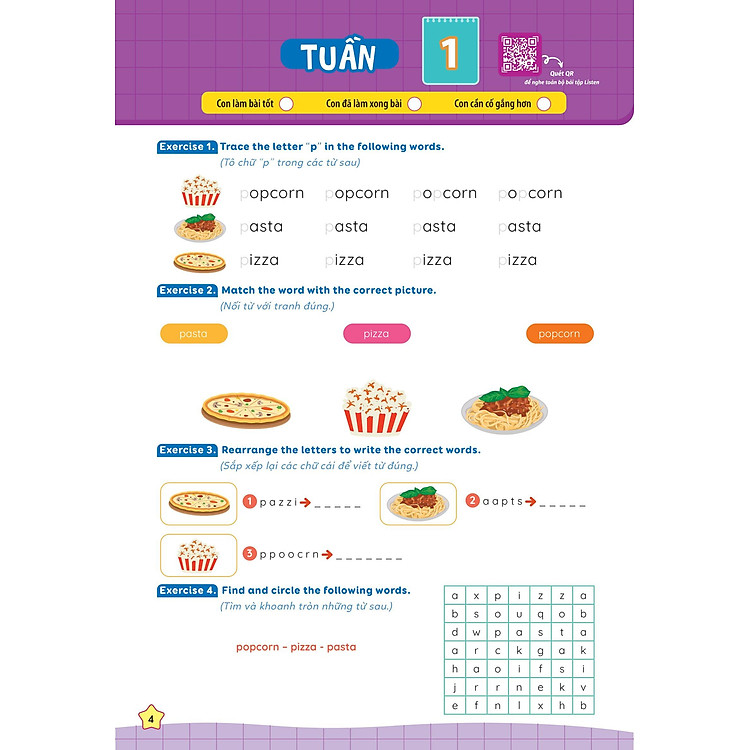 Global Success - Phiếu Bài Tập Cuối Tuần Tiếng Anh 2 - Ảnh 2