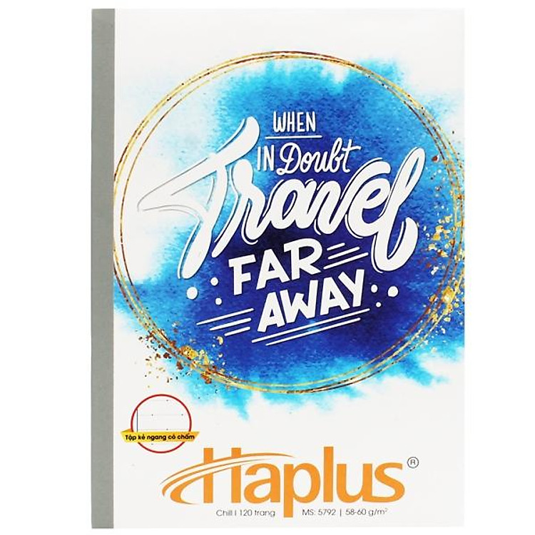 Vở Haplus Chill Kẻ Ngang (120 trang)