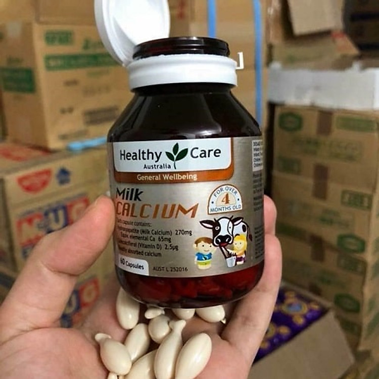 Canxi sữa bò non Healthy Care cho bé Hàng chuẩn Giá tốt - Hình ảnh 2