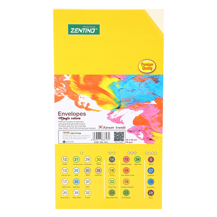 Bao Thư Digno Giấy Grap Tmg-8613 (12 x 22 cm) (10 chiếc)