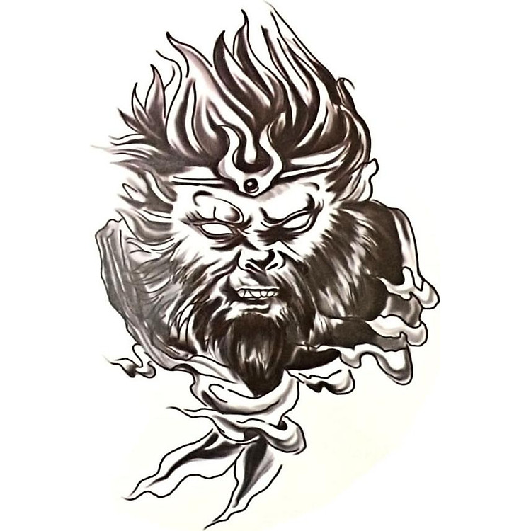 Hình Xăm Dán Ngộ Không QSA050